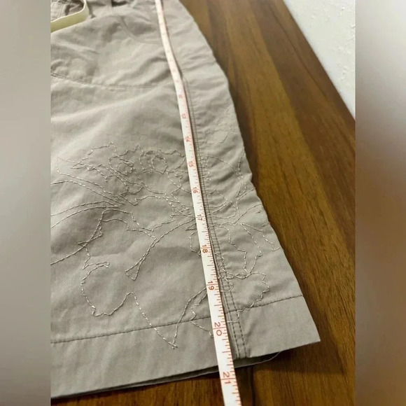 L.L BEAN Tan Khaki Adjustable Waist Casual Skirt Size 4 - Picture 8 of 11